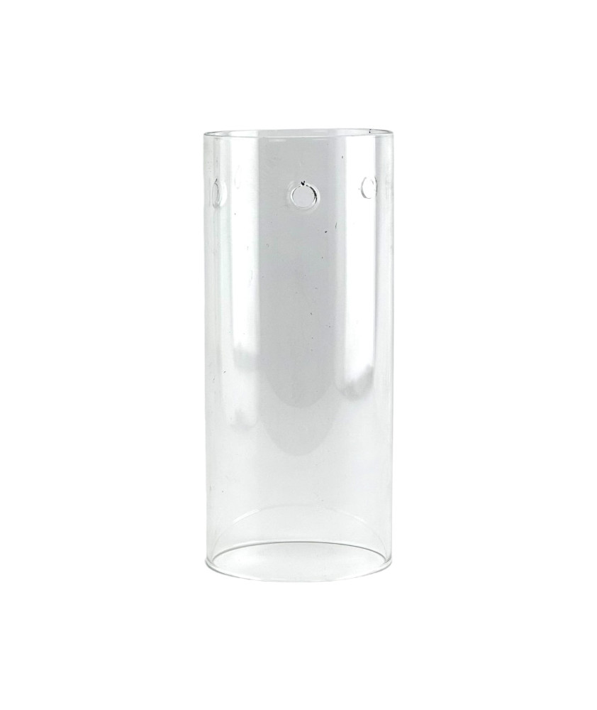 Clear glass cylinder deals shade